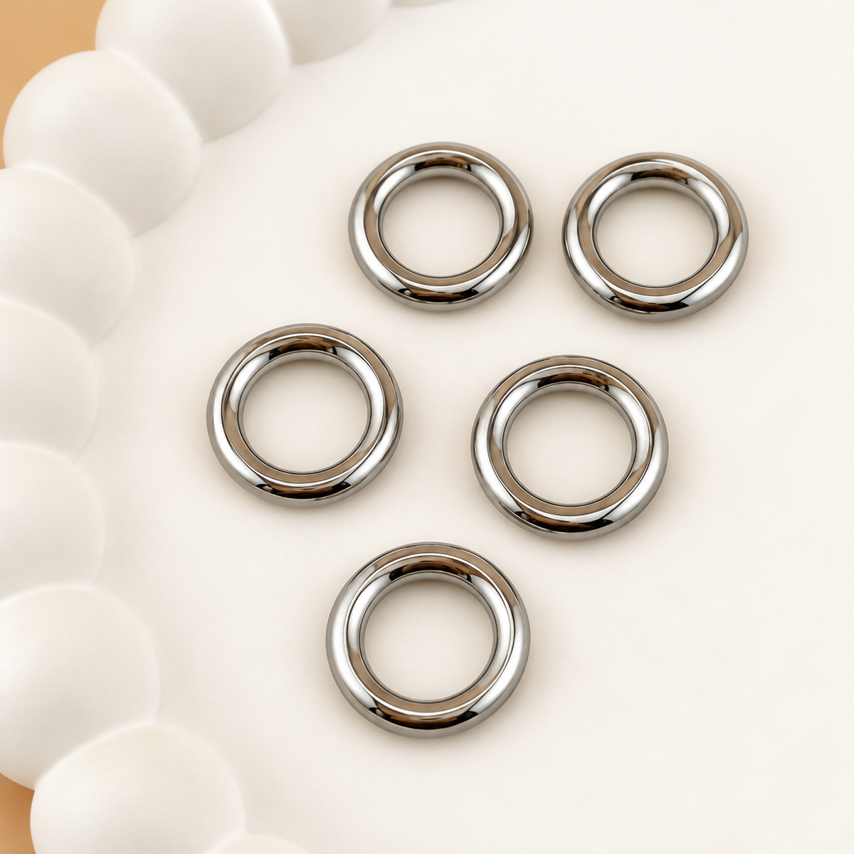 Thick Round Linking O Rings – Multiple Sizes