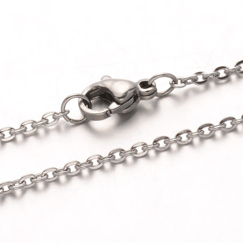Minimal Cable Chain Necklace – 19.7"