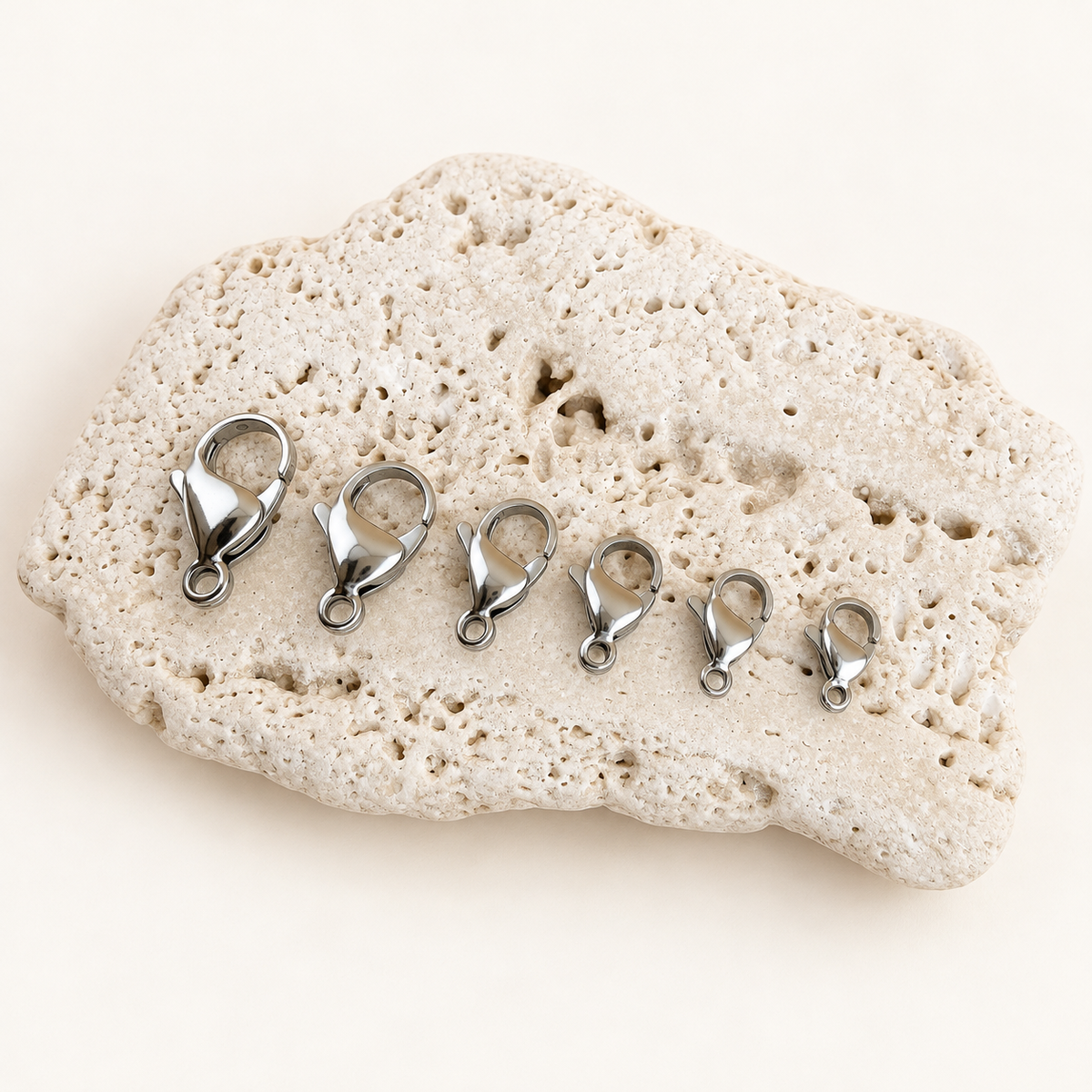 Classic Lobster Clasps - Multiple Sizes (10-19mm)