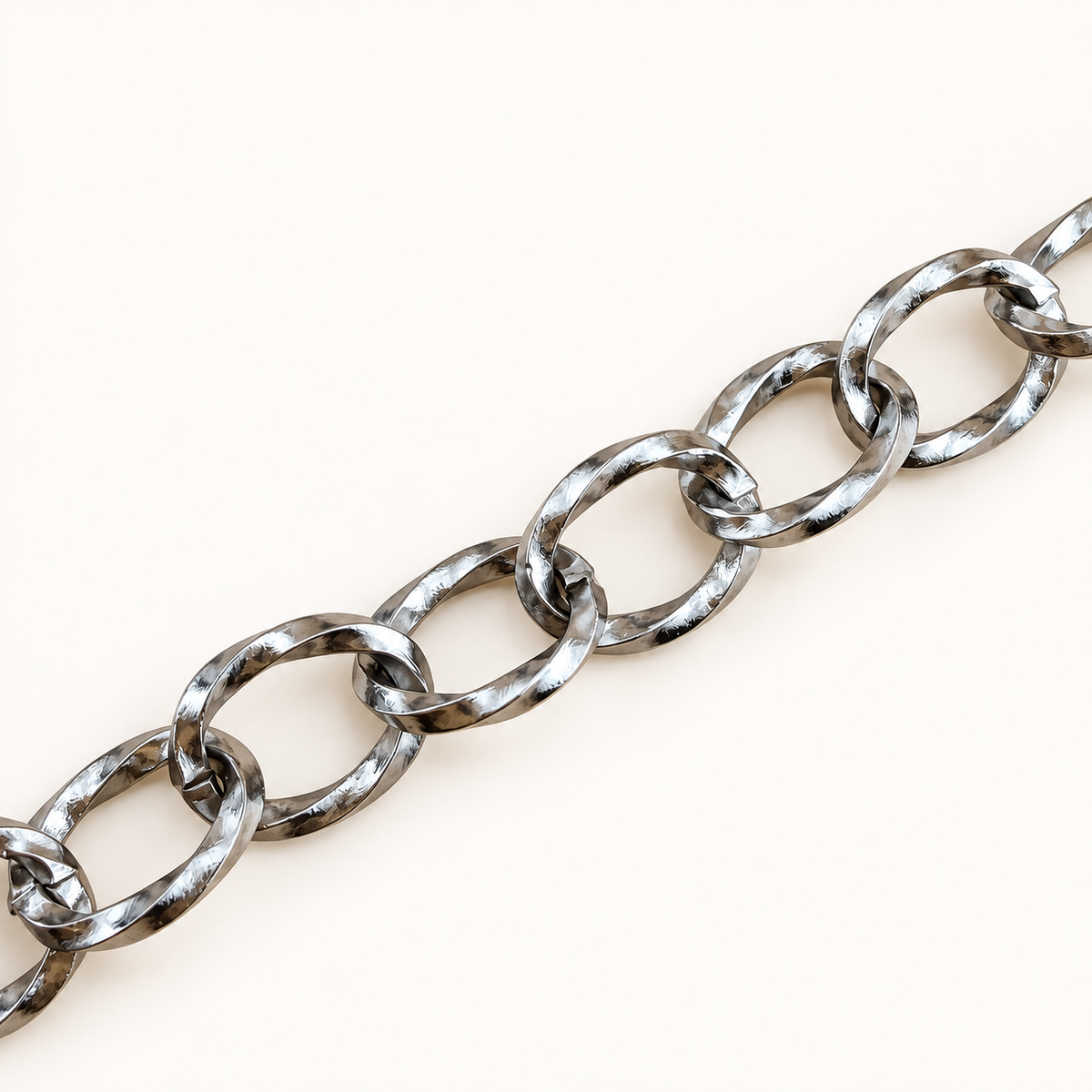 Twisted Oval Link Chain – 8.5x6.5mm (By the Foot)