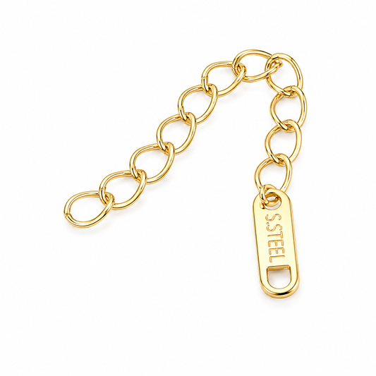 2.2" Light Gold Chain Extender (10 Pack)