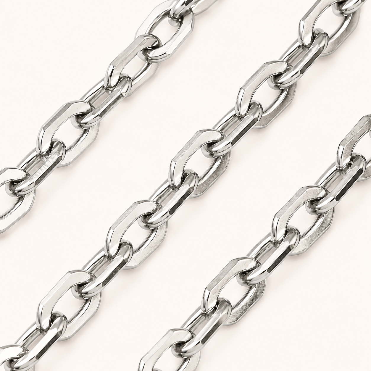 Modern Oval Cable Chain - 8.5x5.5mm