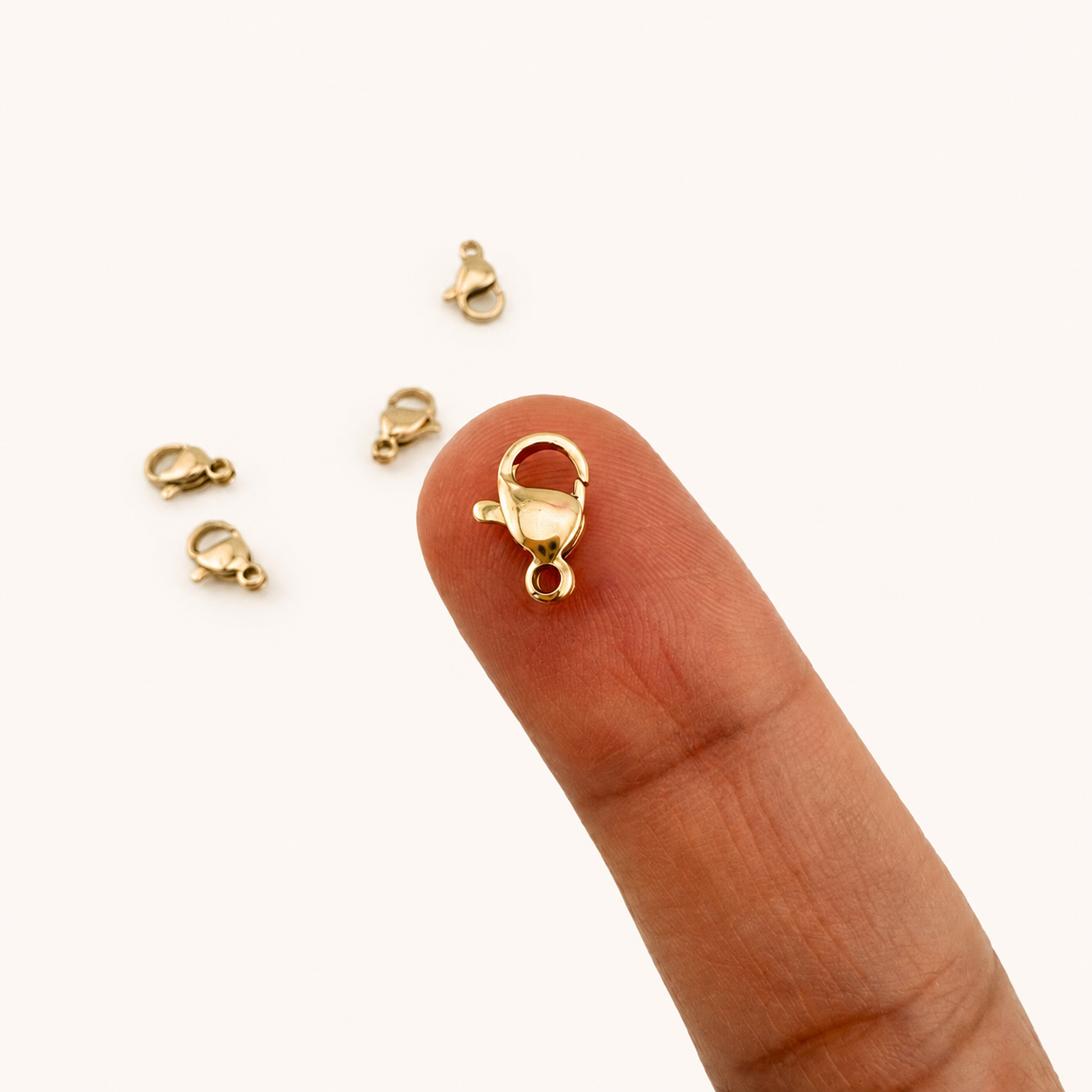 13mm Light Gold Lobster Clasp