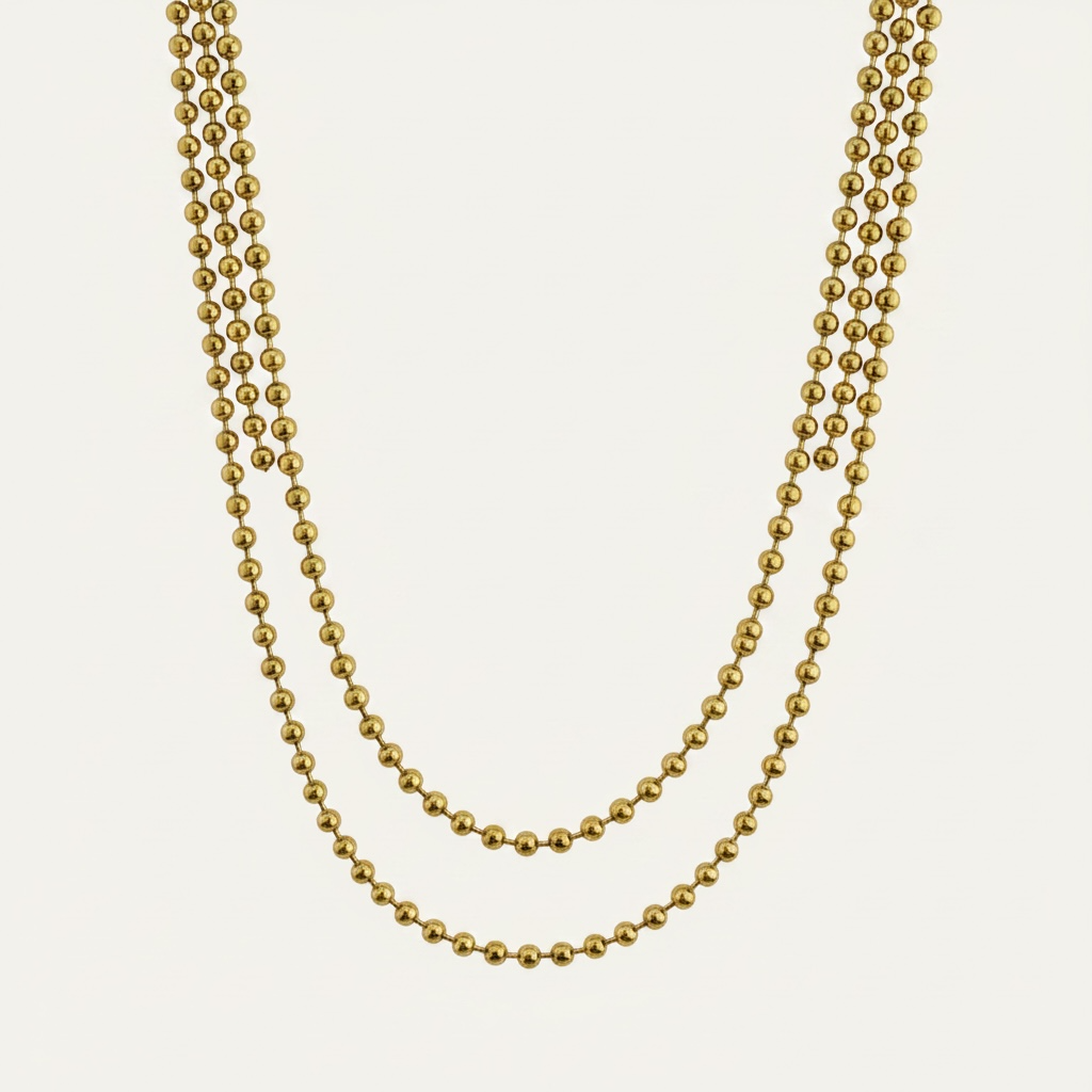 Gold Ball Chain - 2mm