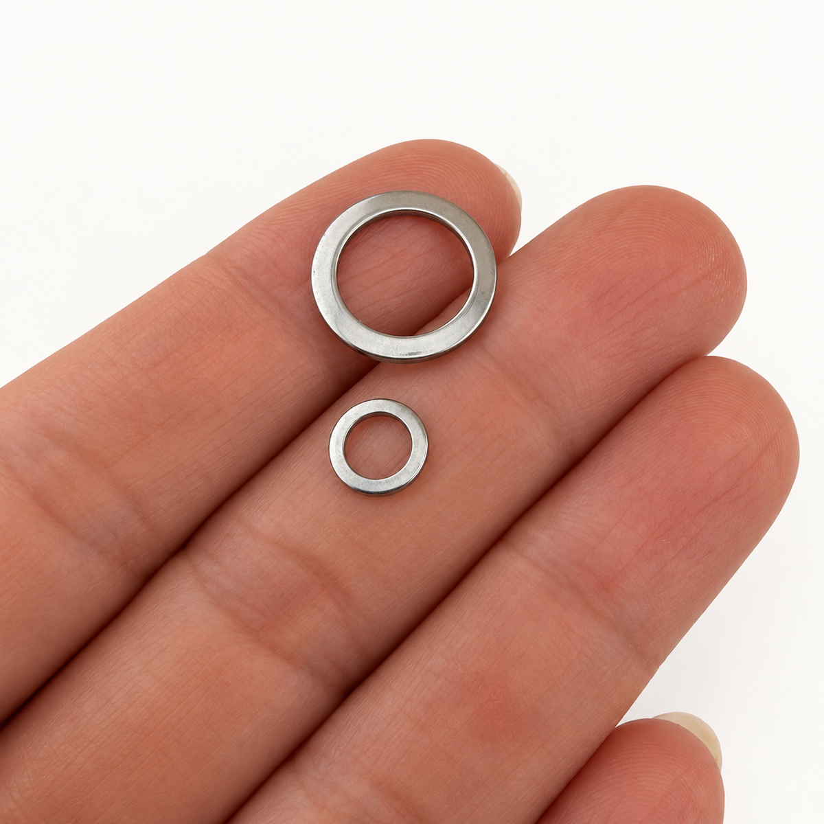 Round Linking Rings – 8-15mm Gold & Silver