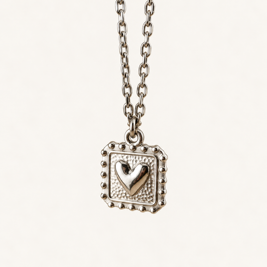 Framed Heart Necklace