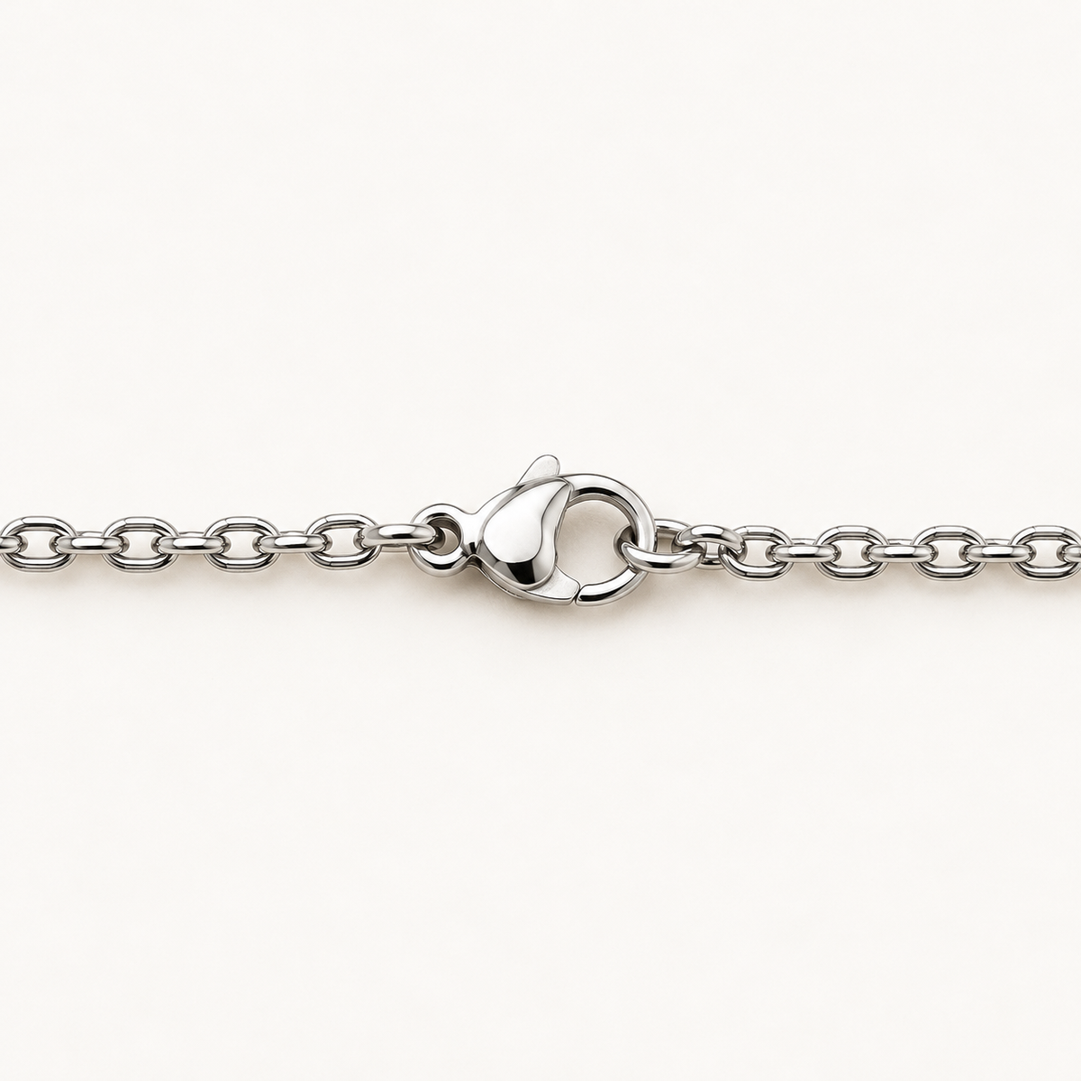 Small Round Heart Coin Necklace
