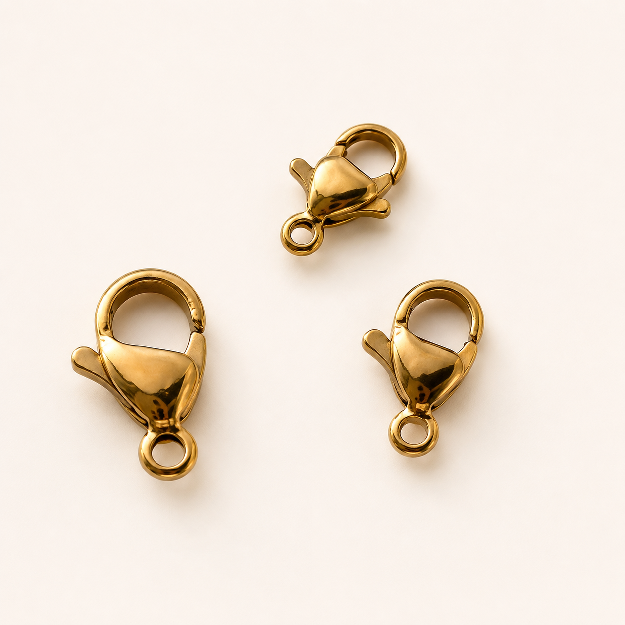 Antiqued Gold IP Lobster Clasp - Multiple Sizes