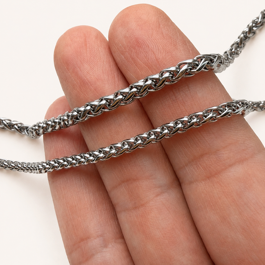 Wheat Chain - Multiple Sizes (3mm-4mm)