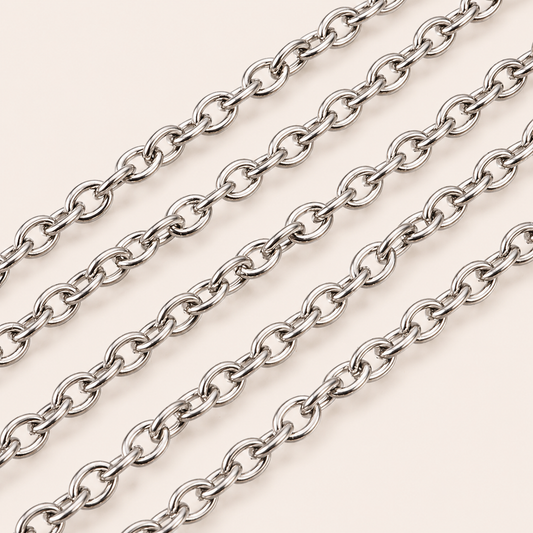 Oval Cable Chain - Small 6x4.5mm