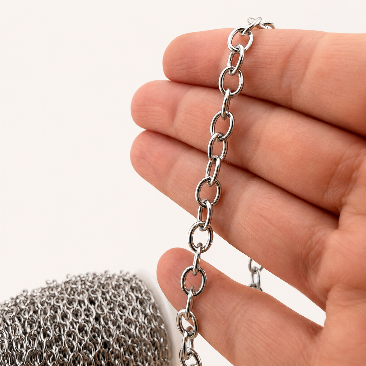 Oval Cable Chain - Multiple Sizes
