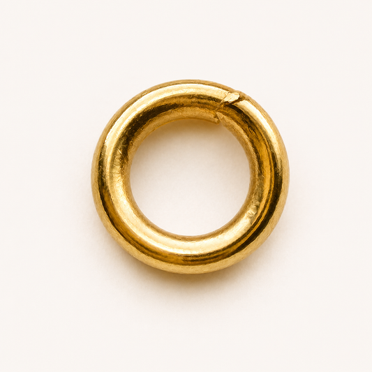 5mm • 18 Gauge - Gold Open Jump Rings (50/100 Packs)