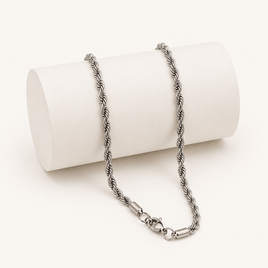 4mm Rope Chain Necklace – 20.7"