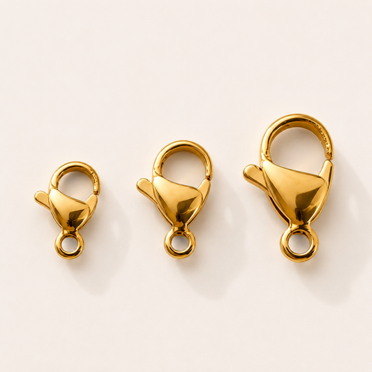 Antiqued Gold IP Lobster Clasp - Multiple Sizes