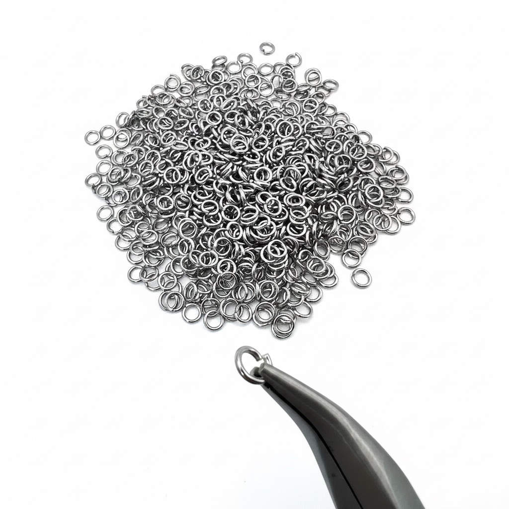 7mm Open Jump Rings - Multiple Gauge Options
