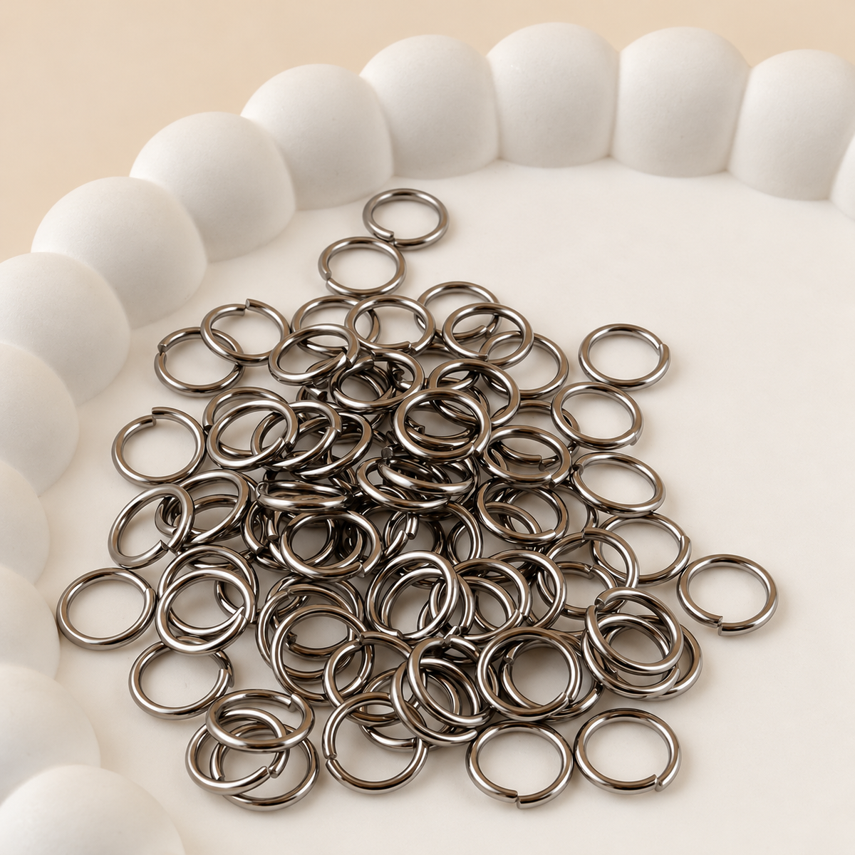 9mm  • 17 Gauge Open Jump Rings
