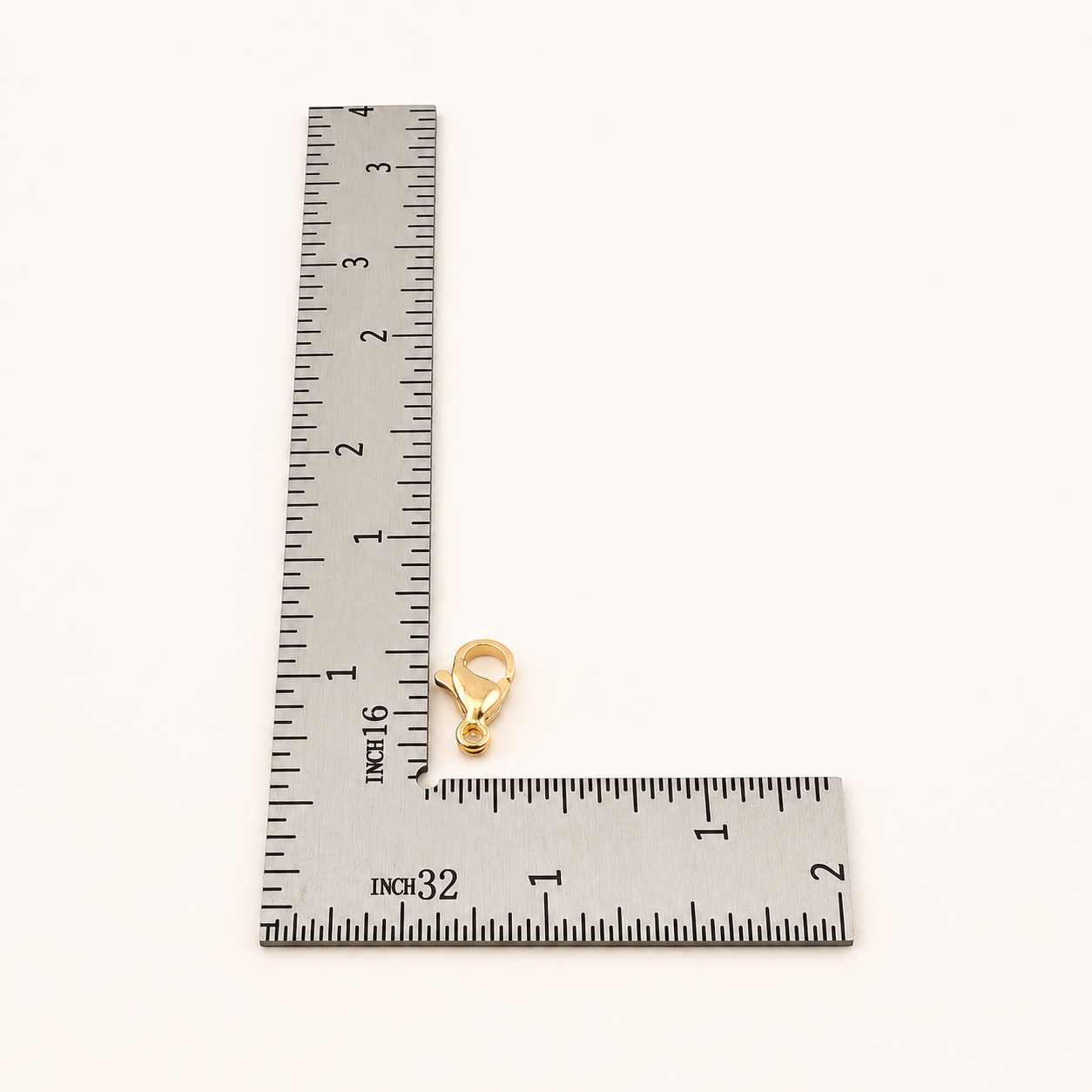 11mm 24K Gold Lobster Clasp