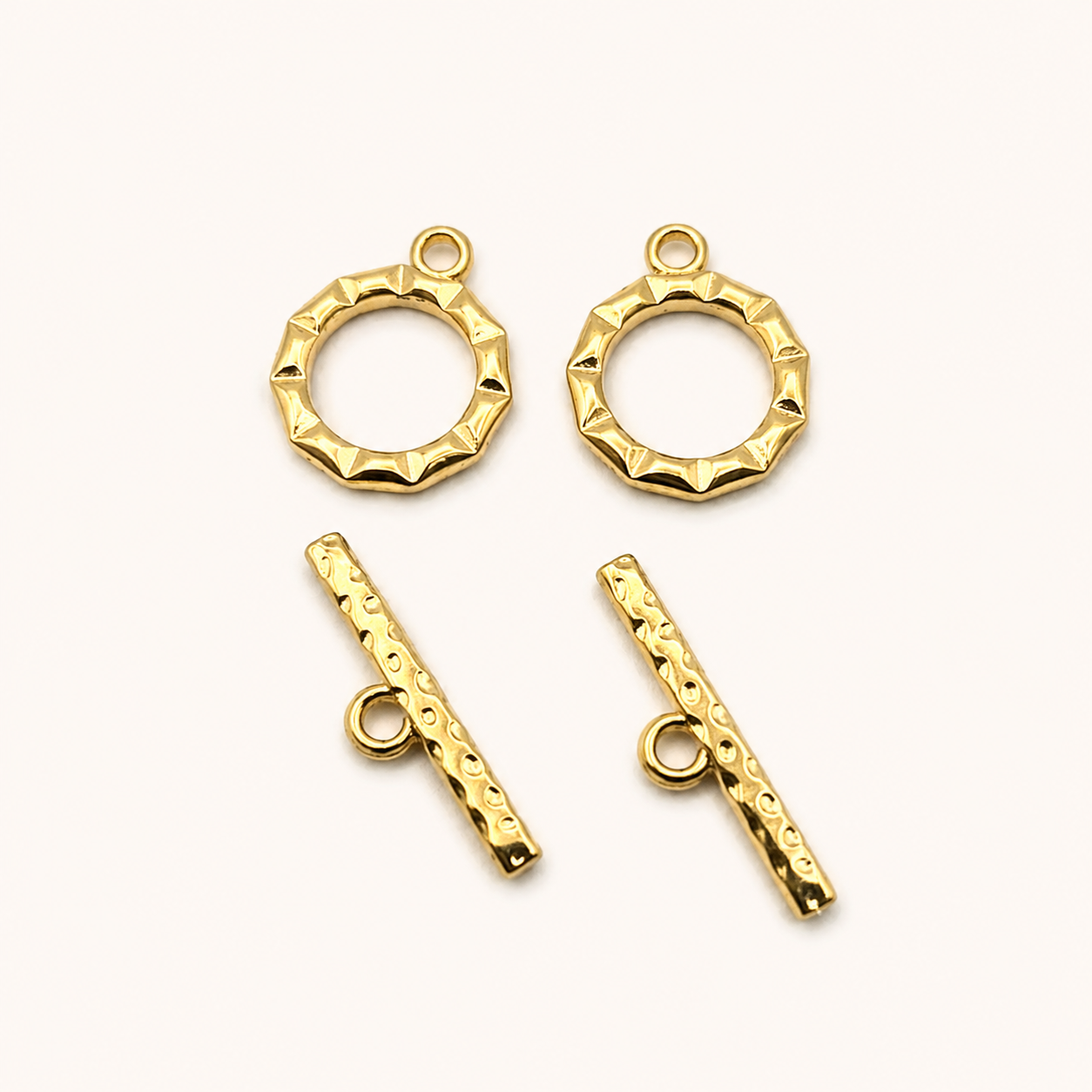 20mm Gold Toggle Clasp Set