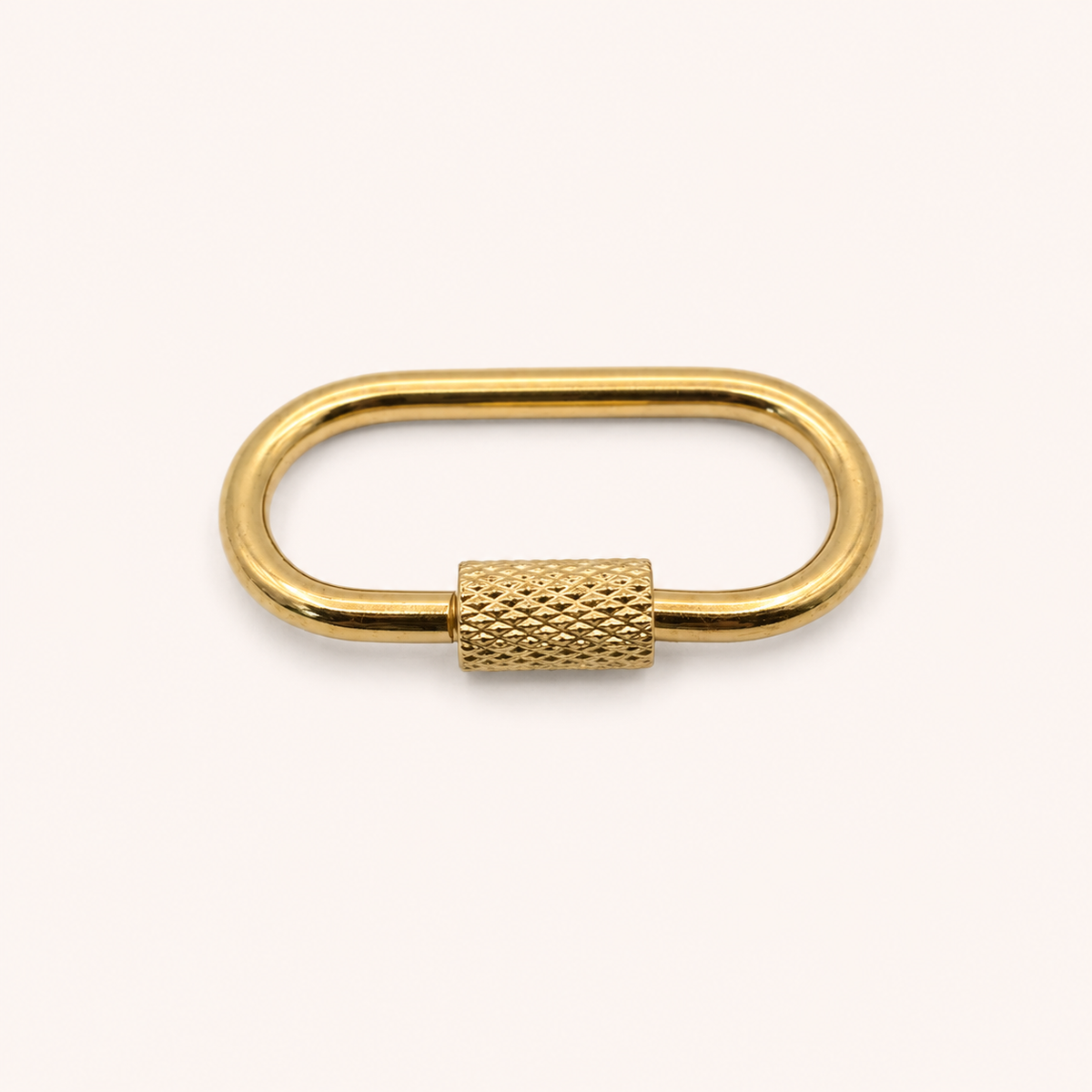 Oval Screw-Lock Charm Holder Carabiner – 21mm & 26mm