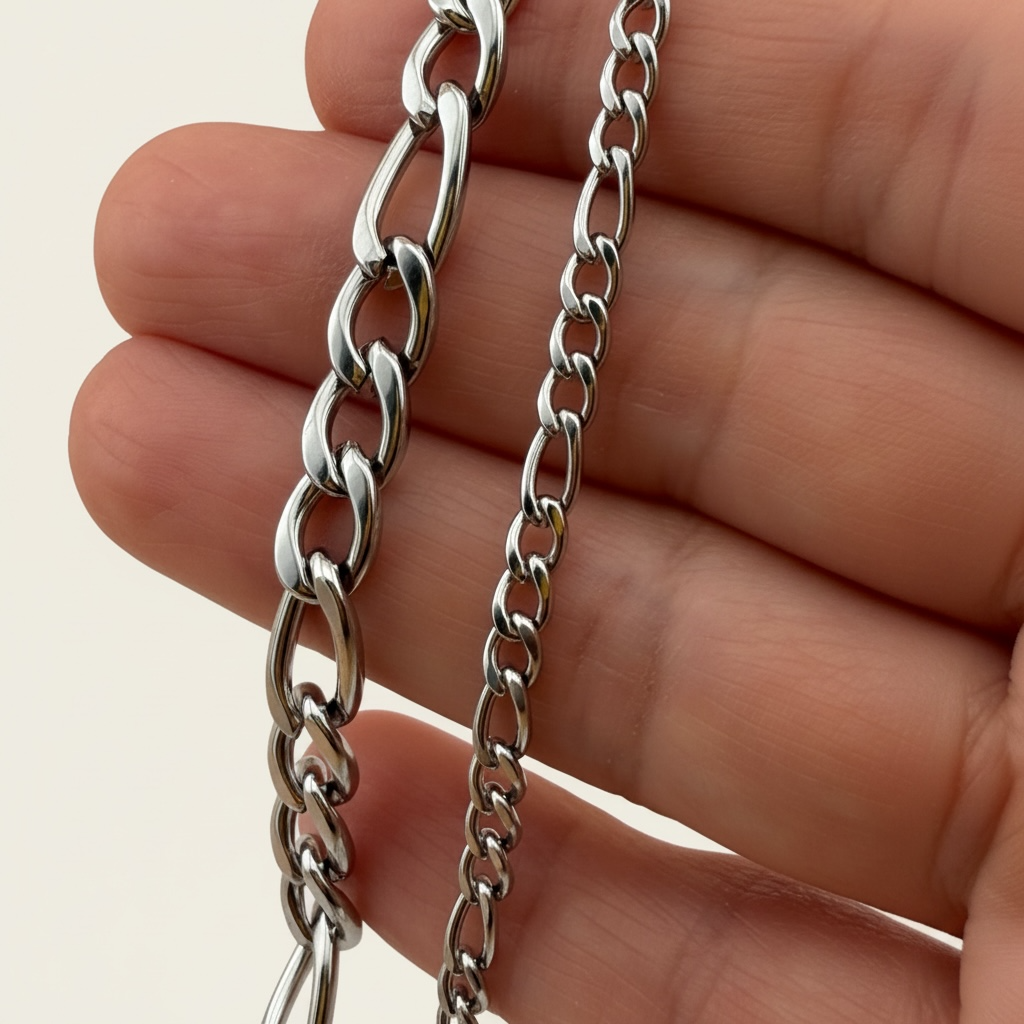 Figaro Chain - Multiple Sizes (5.5mm-10mm)