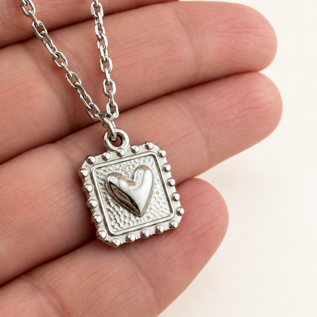 Framed Heart Necklace