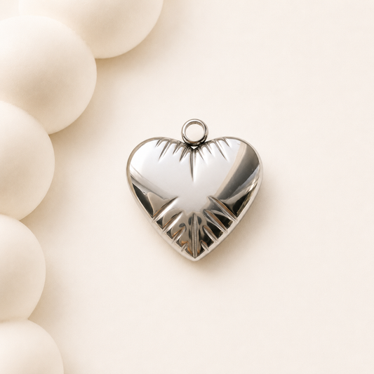 Amore Heart Pendant - 17x16mm