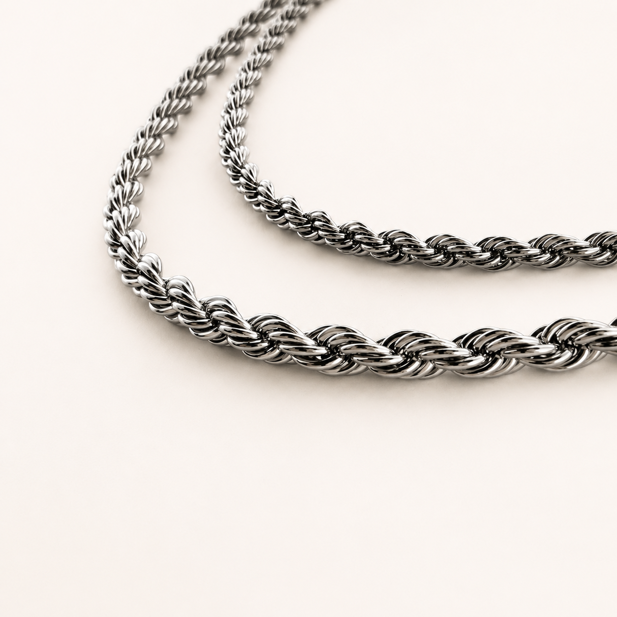 Rope Chain Necklace - Available in 3mm & 4mm