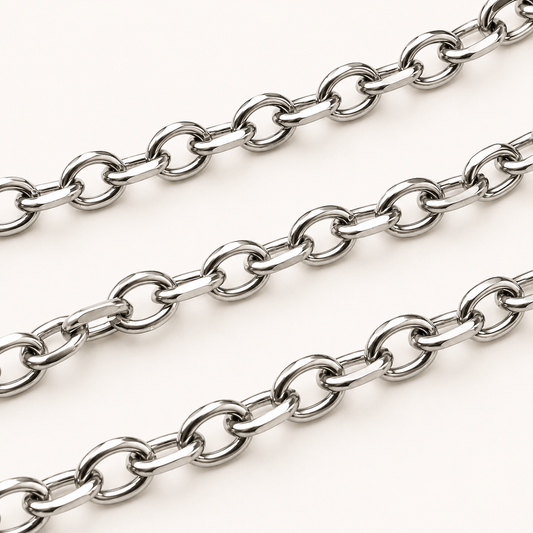 10mm Diamond Cut Link Chain