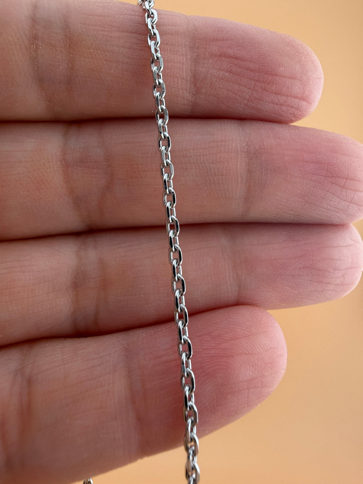 Diamond-cut Cable Chain - 3x2mm (By the Foot)