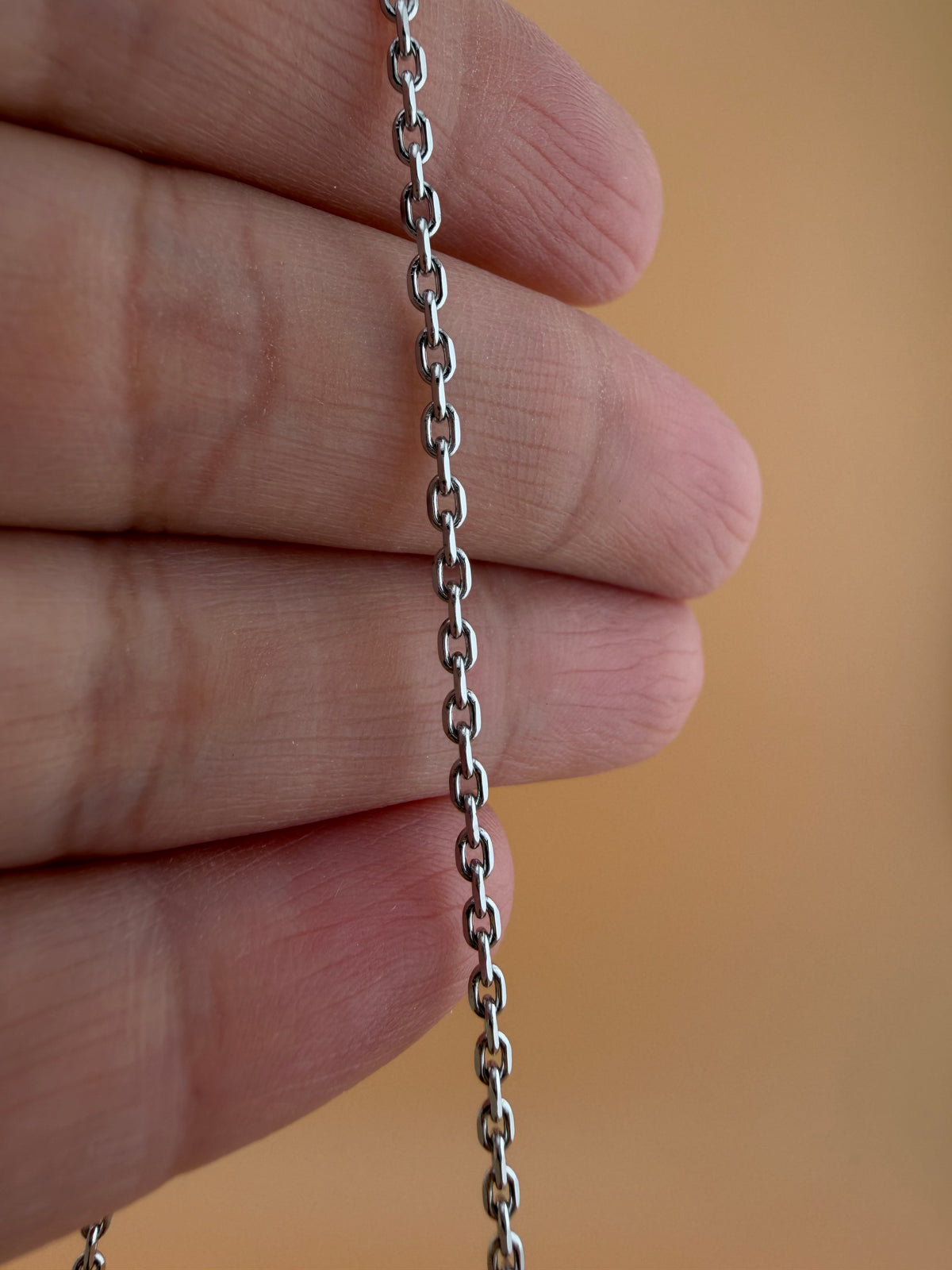 Diamond-cut Cable Chain - 3x2mm (By the Foot)