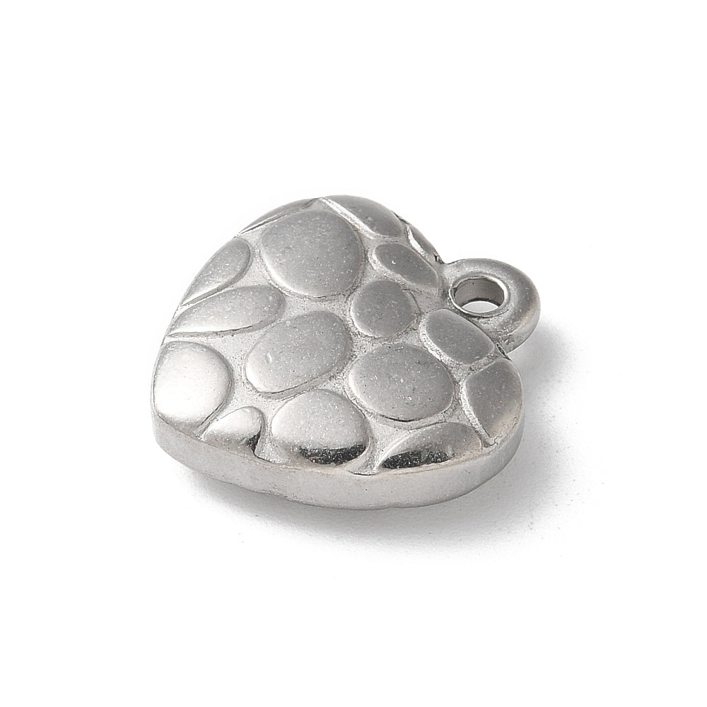 Spotted Heart Pendant - 15mm