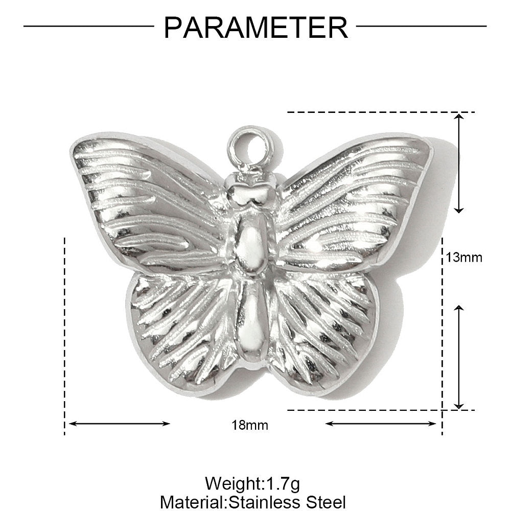 Luna Butterfly Pendant – 18 x 13mm