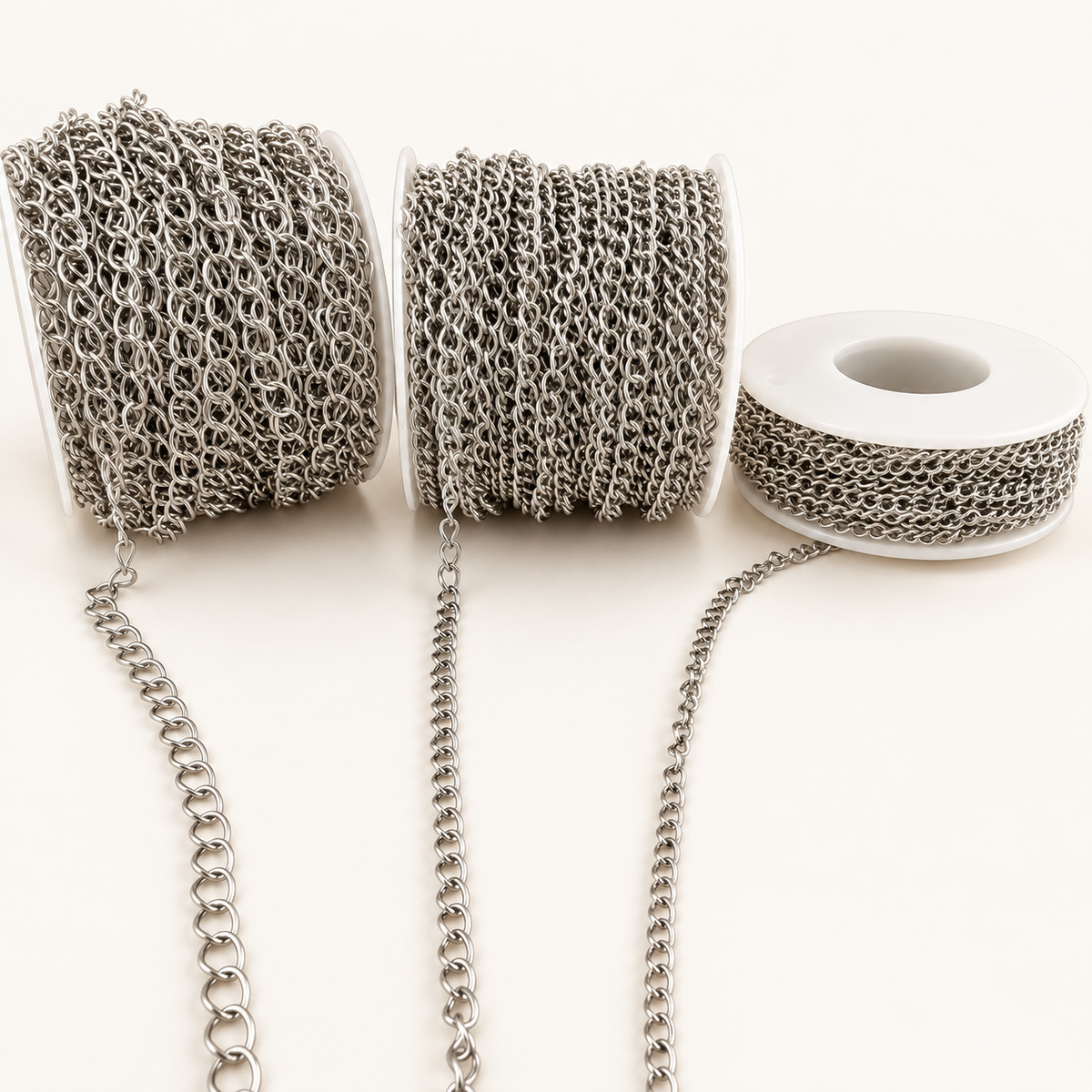 Twisted Extender Chain - Multiple Sizes (By the Foot)
