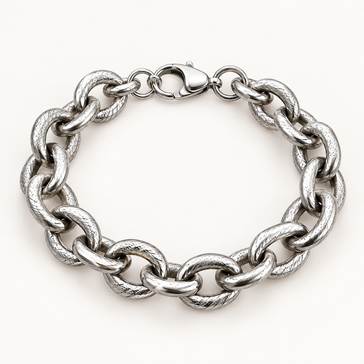 Chunky Heavy Duty Textured Chain – 10.5x7.5mm