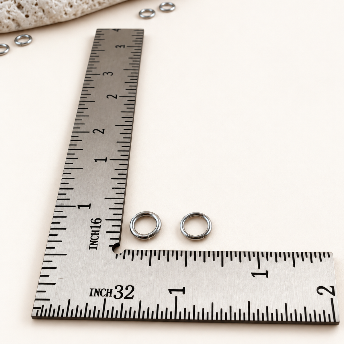 6mm Open Jump Rings - Multiple Gauge Options