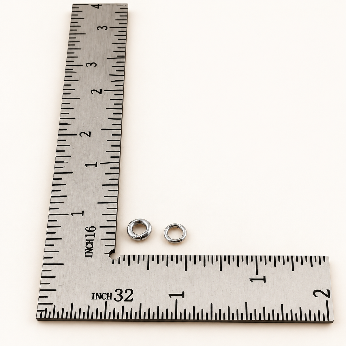 4mm Round Open Jump Rings (Pack of 50)
