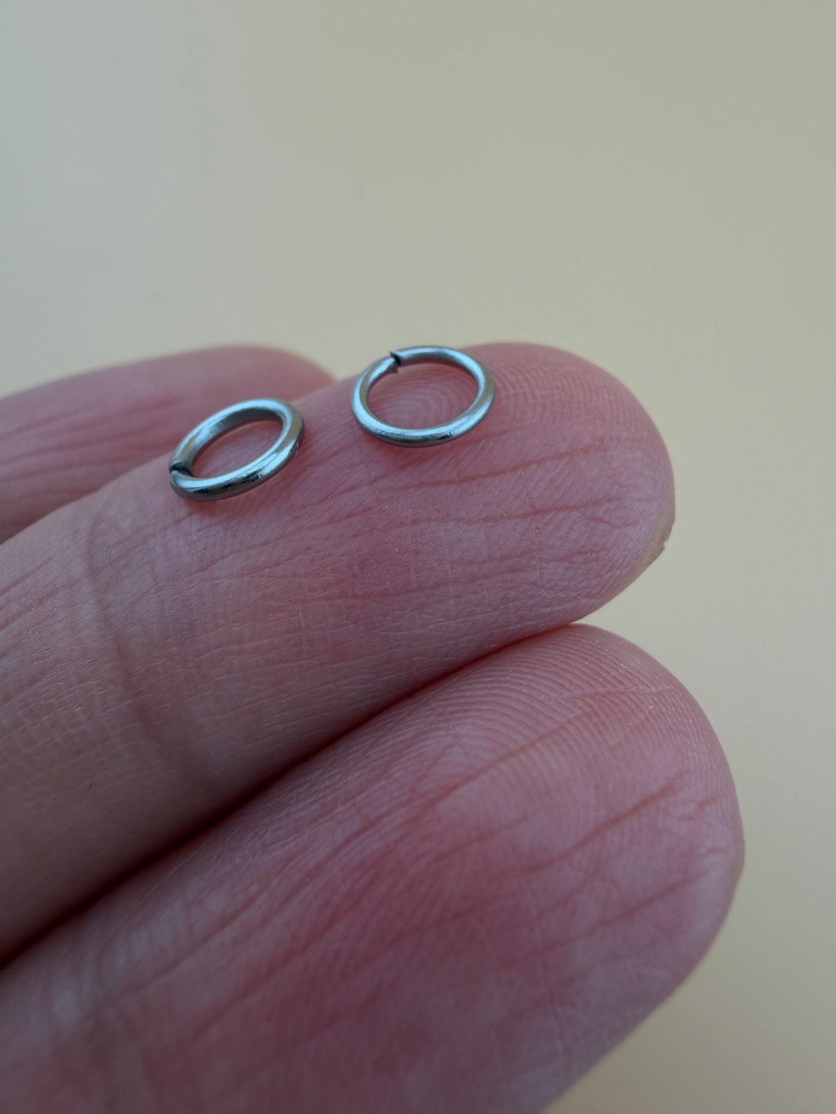 6mm Open Jump Rings - Multiple Gauge Options